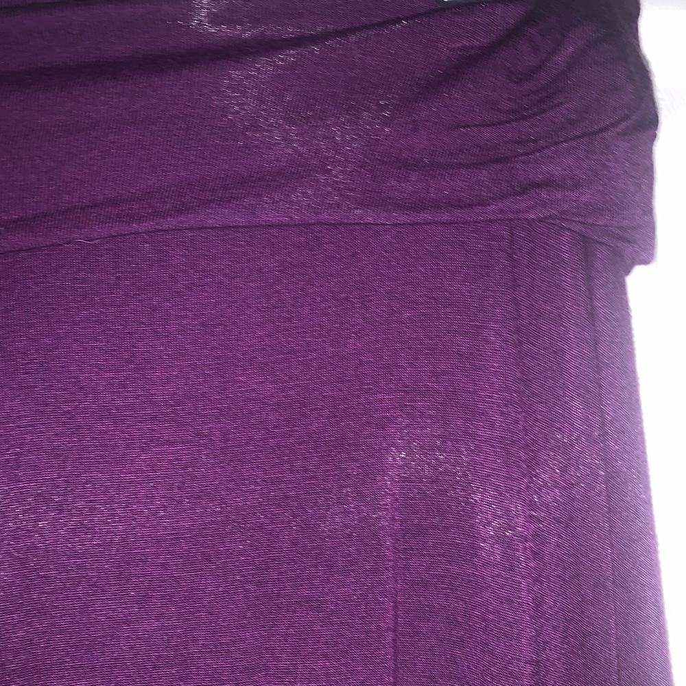 Dark purple maxi skirt